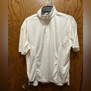 ROYAL HIGHNESS. White 2X Riding Top. 1/4 zip. NWT